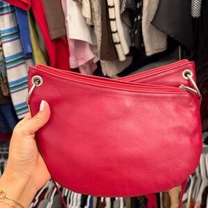 Prune Vibrant Red Crossbody Bag